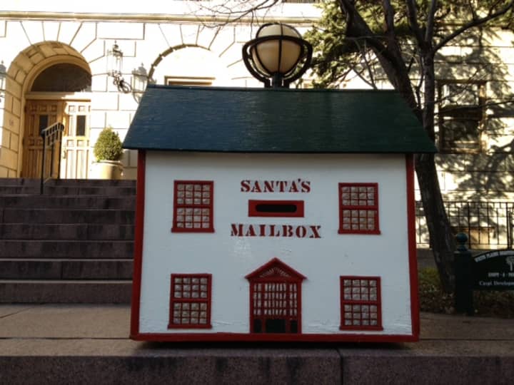 Santa&#x27;s mailbox has been set up at White Plains City Hall. 