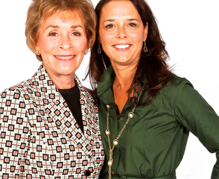Greenwich resident Judge Judy with her stepdaughter, Nicole Sheindlin.