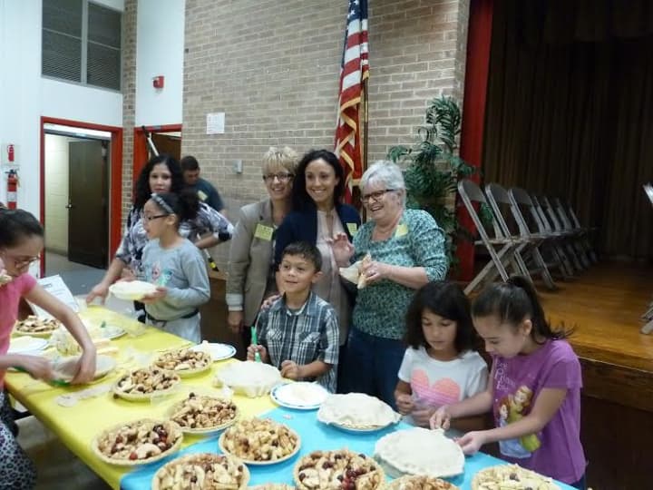 On the Monday before Thanksgiving, students, parents and staff at Buchanan-Verplanck Elementary School made more than 50 apple pies for people at a homeless shelter.