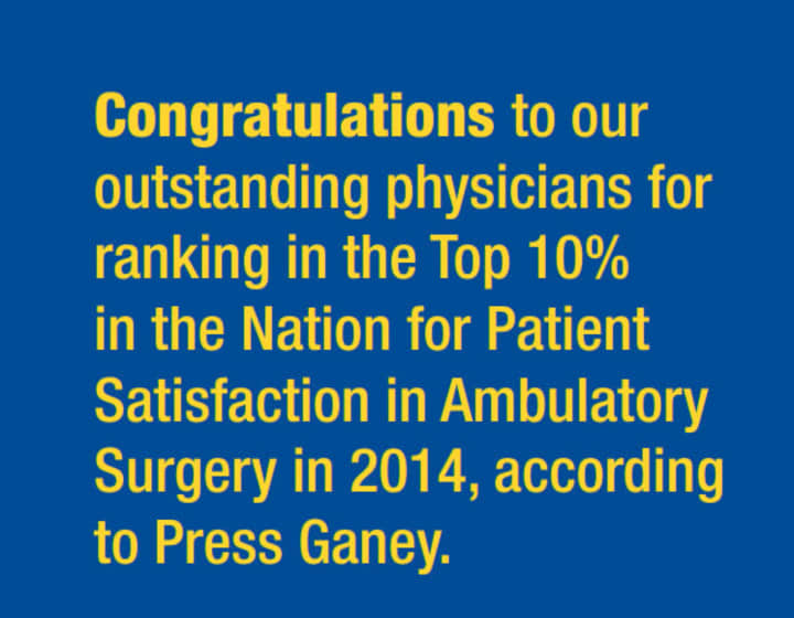 Thirteen White Plains Hospital physicians and surgeons were honored for top service. 