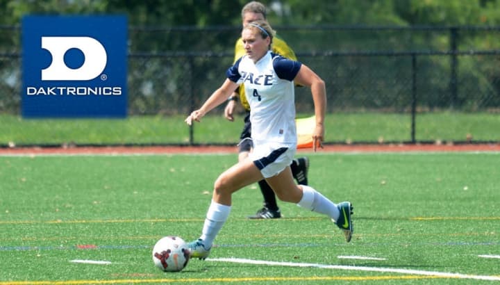 Pace University sophomore Alyssa Zeoli has been named to Daktronics/Division II Conference Commissioners Association All-America Second-Team.