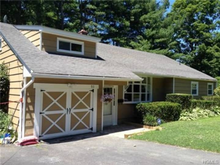 This house at 51 Valley View Terrace in Mount Kisco is open for viewing on Saturday.