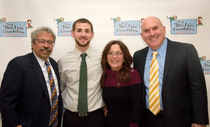 From left, Dr. Mitchell Cairo, Paul Luisi, Diane Luisi and Greg Luisi at this year&#x27;s gala.
