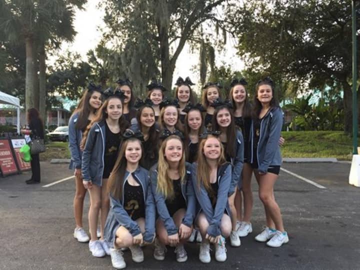 The Fairfield Giants Junior Midget cheer team will compete at the Pop Warner nationals on Wednesday.