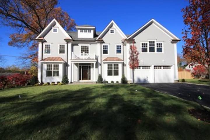The house at 59 Fairty Drive in New Canaan is open for viewing on Sunday.