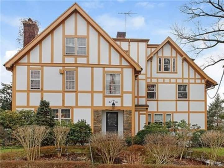 This house at 110 Tanglewylde Ave. in Bronxville is open for viewing on Sunday.