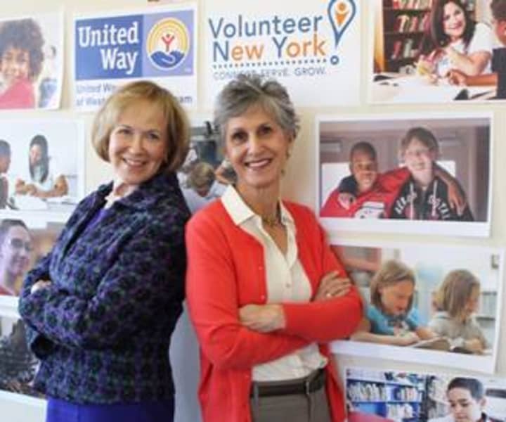 Alana Sweeney, president/CEO, United Way of Westchester &amp; Putnam, left, and Alisa Kesten, executive director, Volunteer New York! have joined forces through SmartStart.