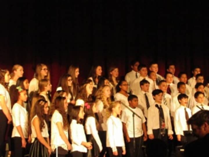 Valhalla Middle School students performed at the winter concert. 