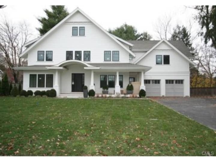 The house at 6 Brook Lane in Westport is open for viewing on Sunday.