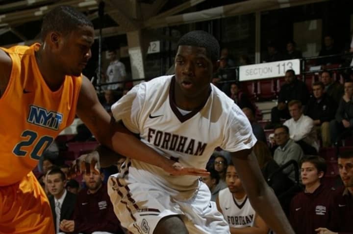 Eric Paschall of Dobbs Ferry is the leading scorer for the Fordham University men&#x27;s basketball team. The Rams play Manhattan on Monday.