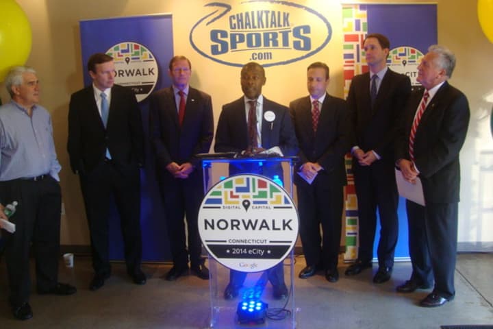 Among the big news events this year, Google named Norwalk the best city in the state for online business.