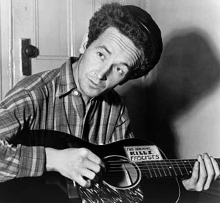 Folksinger Woody Guthrie