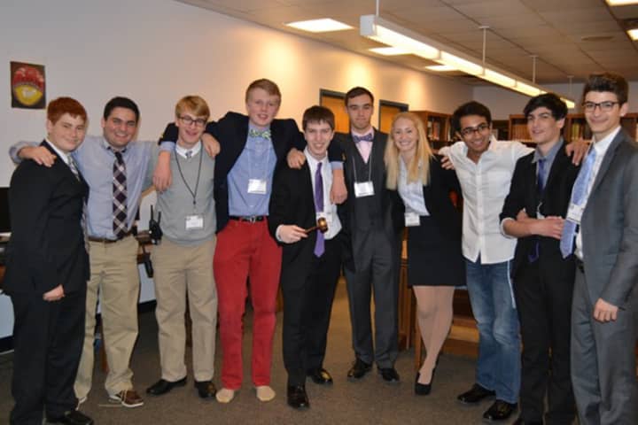 Students from 10 area high schools attended the John Jay Model UN Conference in November.