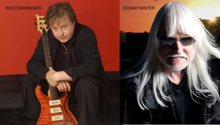 Rick Derringer and Edgar Winter will perform at The Ridgefield Playhouse on Feb. 6. 