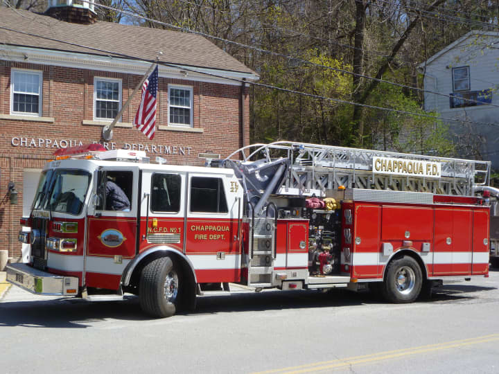 Chappaqua was one of four departments that responded to a Mount Pleasant residential fire on Thursday. 