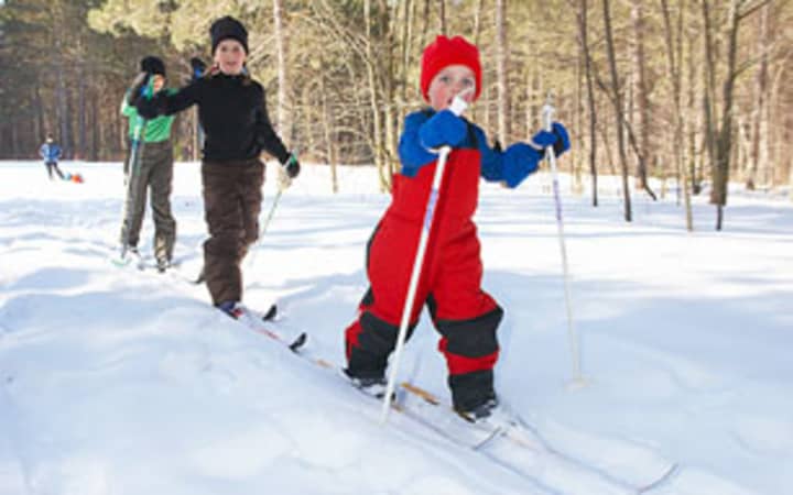 There are plenty of places in Westchester County to enjoy winter activities like cross-country skiing. 