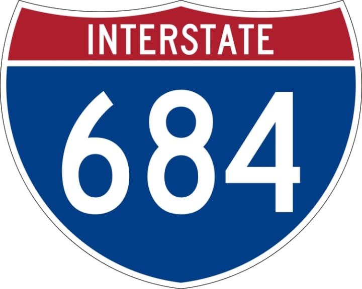Three people were injured Sunday morning when their vehicle swerved and struck a concrete wall on Interstate 684 in Goldens Bridge.