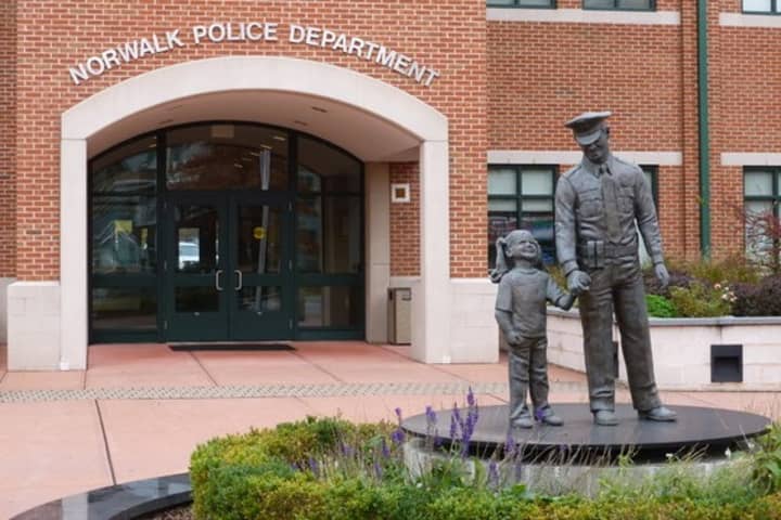 Norwalk police arrested a man twice on Tuesday for assaulting his wife and causing a disturbance at police headquarters.