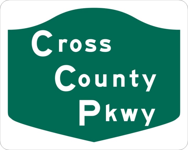 A downed tree has resulted in the closure of the eastbound Cross County Parkway at the Saw Mill River Parkway on Tuesday.
