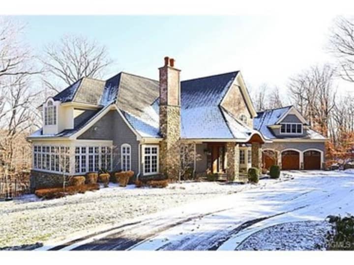 This home at 26 Sarles St. in Armonk will be open for viewing this weekend.