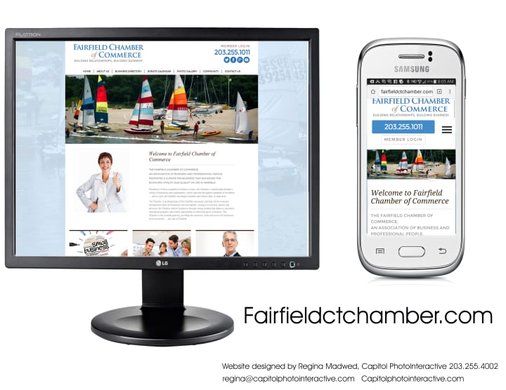 The Fairfield Chamber of commerce launched a new website recently.