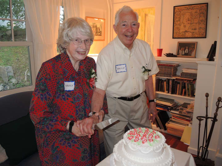 Former White Plains Councilwoman Nancy Wallace celebrated her 60th wedding anniversary with her husband in December. 