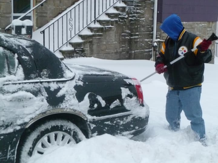How long did it take to dig out your car?