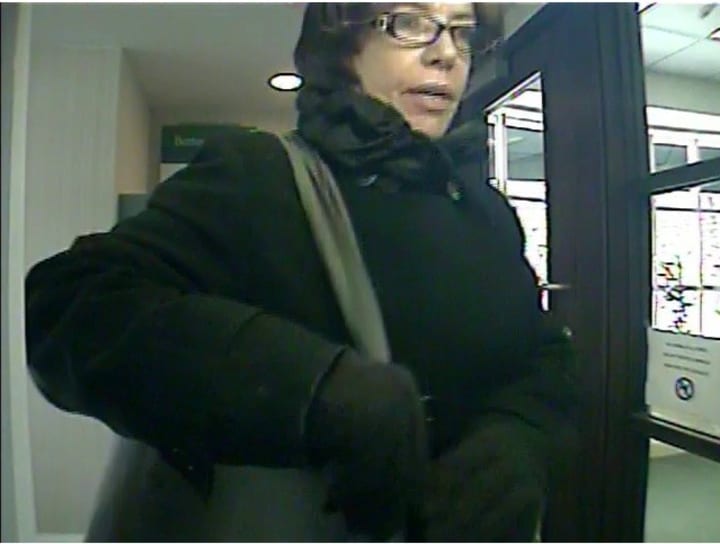 The Greenwich Police Department released additional photos of the suspect in a Friday bank robbery at the Greenwich Bank and Trust branch on East Putnam Avenue.