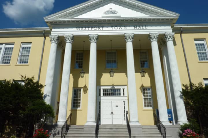 Westport Town Hall will open at 10:30 a.m. Monday