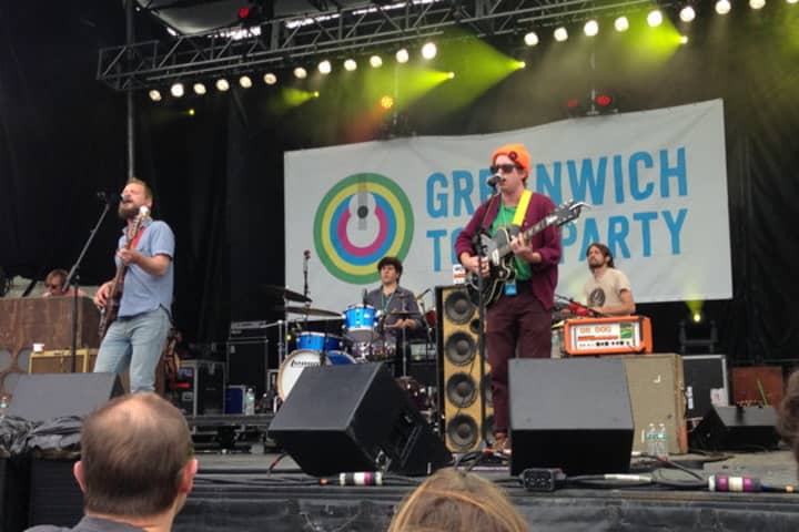 Philadelphia-based rock band Dr. Dog plays at the 2014 Greenwich Town Party.