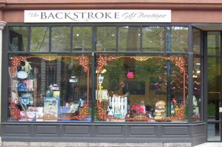 The storefront of the Backstroke at 181 State St. in Bridgeport. 