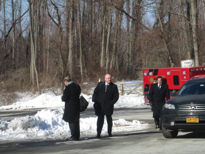 Mourners gather at Eric Vandercar&#x27;s funeral in Mount Kisco