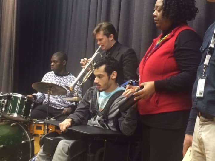 Life Skills classes at Woodlands High School presented an art and jazz showcase to the community.