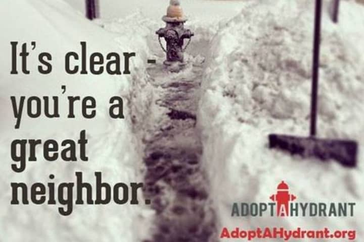The Norwalk Fire Department encourages residents to clear out the path to hydrants for easier access.