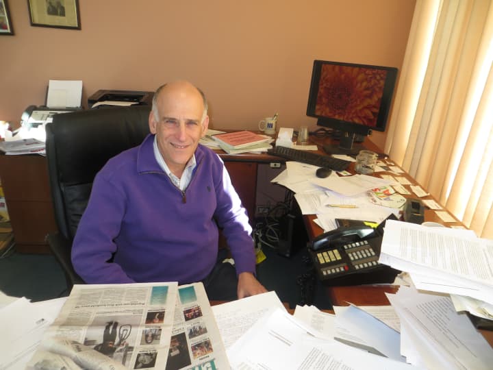 Supervisor Paul Feiner in his office at Greenburgh Town Hall.
