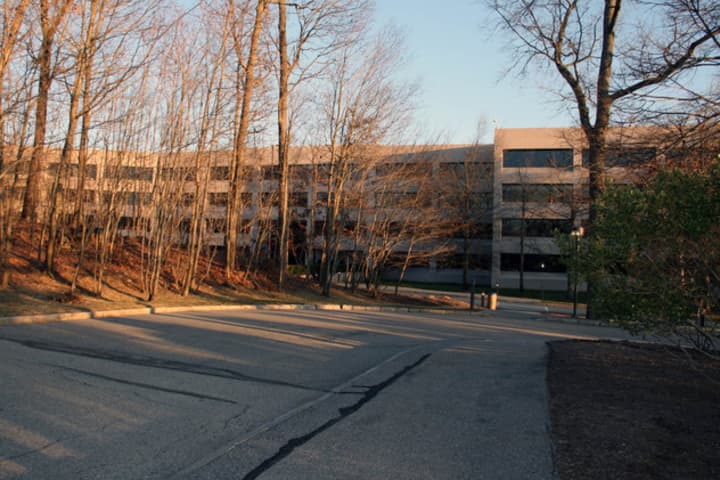 PepsiCo&#x27;s office building in Somers, which is located at 1 Pepsi Way, near the intersection of Routes 35 and 100.