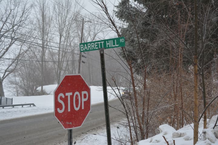 Police said that Karen Goos was found on Barrett Hill Road.