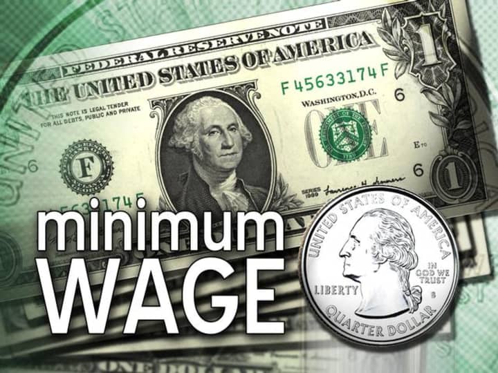 The minimum-wage rate will increase for tipped workers.