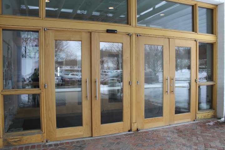 The Wilton Library will be replacing its weather-worn exterior doors beginning Wednesday. Patrons will be directed to temporarily use another set of doors in the front. The installation should be completed by March 11.