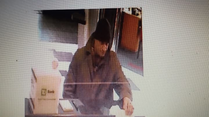 Suspect in Sunday&#x27;s bank robbery at TD Bank in Rye.