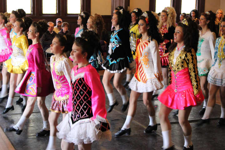 The Lenihan School of Irish Dance troupe will perform at the Pequot Library. 