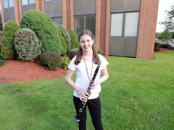 Twelve-year-old Catherine Stanton of White Plains won a Certificate of Excellence for scoring the top mark in New York on the Level 2 Clarinet assessment. She was honored for the achievement at Carneige Hall.