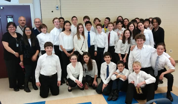 Briarcliff Middle School musicians performed in the eighth annual Rivertowns Honors Band and Orchestra Festival.
