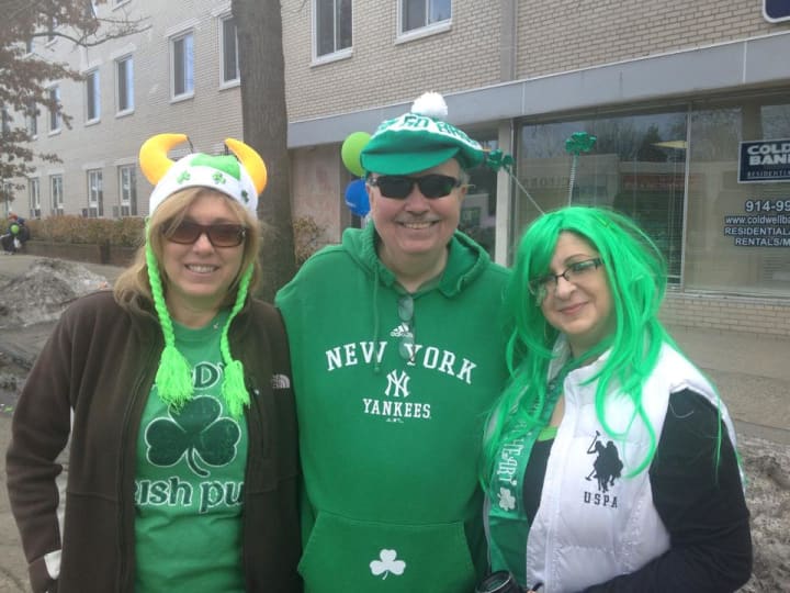 Coldwell Banker employees get into the St. Patrick&#x27;s Day spirit.