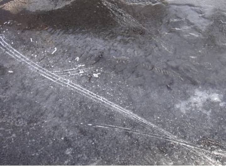 Melting snow could refreeze in Fairfield County tonight, creating black ice conditions