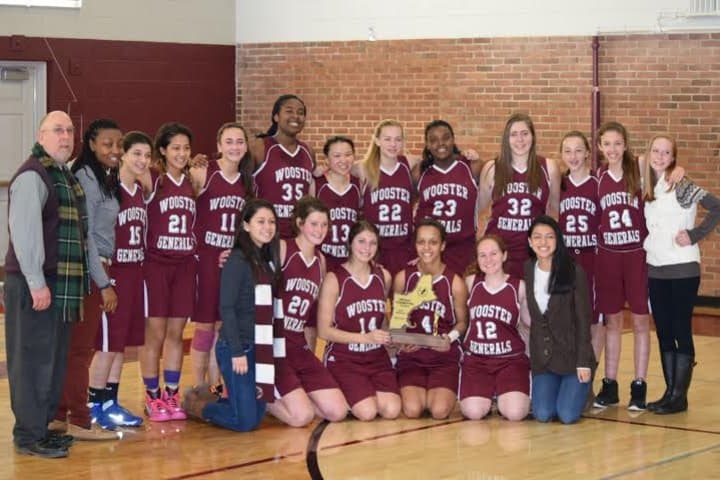 Wooster School of Danbury won its second straight New England Prep School Class E girls basketball title.