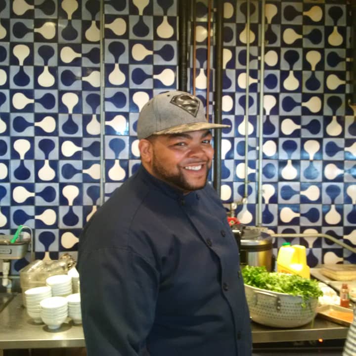 Maurice Mo Major lives in New Rochelle and is a chef in Port Chester.