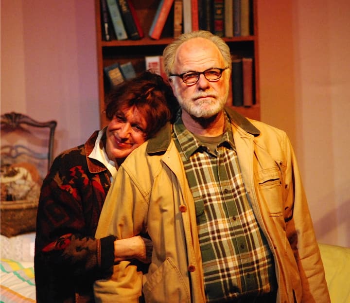 Nancy Sinacori as Ethel and Will Jeffries as Norman in the Darien Arts Center&#x27;s production of &quot;On Golden Pond.&quot;