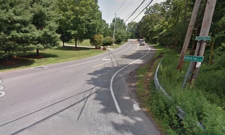 A Google Maps image of Route 202 and Brick Hill Road.