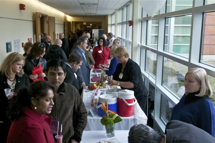 Norwalk Community College was a popular destination Wednesday, hosting a multi-chamber business expo.